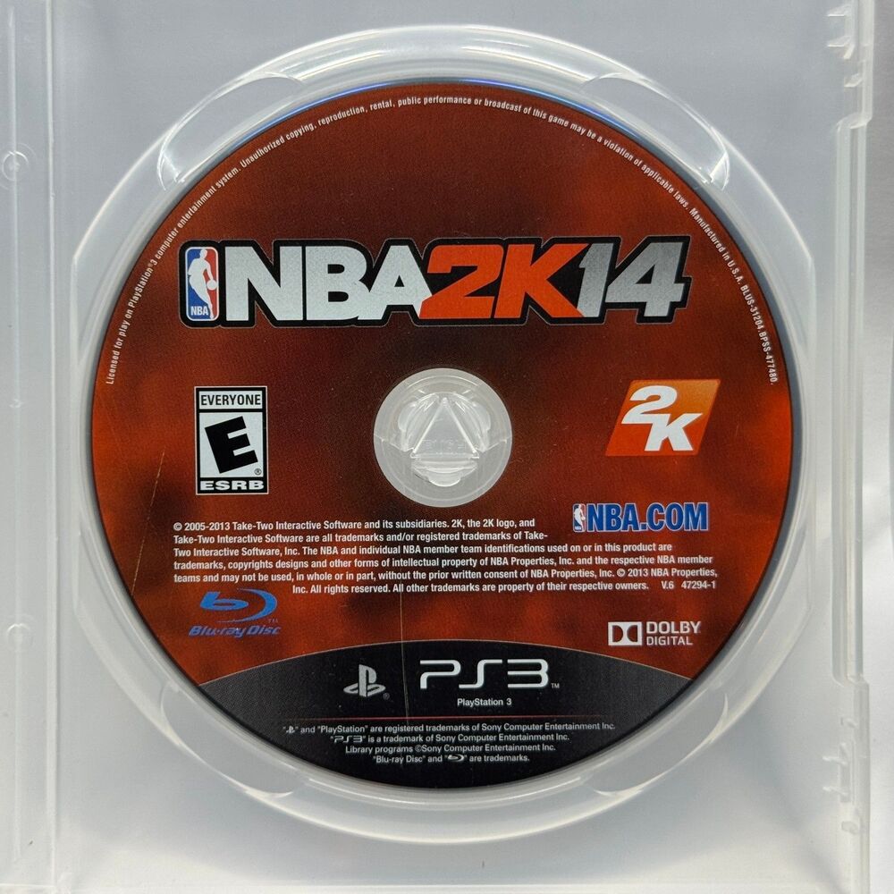 2K Sports NBA 2K14 PS3 Basketball Game Disc Only Tested Retro Sports Gaming